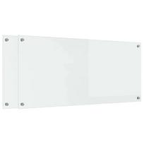 vidaXL Virtuvės atbraila 2 vnt. Skaidrus 110 x 50 cm grūdintas stiklas