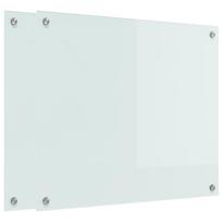 vidaXL Virtuvės atbraila 2 vnt. Balta 70 x 60 cm grūdintas stiklas