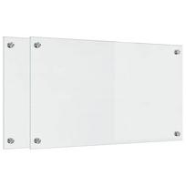 vidaXL Virtuvės atbraila 2 vnt. Skaidrus 70 x 40 cm grūdintas stiklas