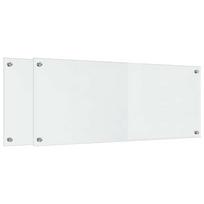 vidaXL Virtuvės atbraila 2 vnt. Skaidrus 100 x 40 cm grūdintas stiklas