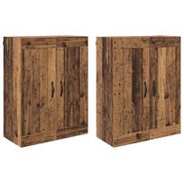 vidaXL Prikabinama spinta 2 vnt. Senas medis 69,5 x 34 x 90 cm
