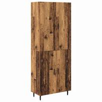 vidaXL Aukštas spintelė 2 vnt. Senovinis medis 69,5 x 34 x 180 cm