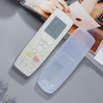 Silica Gel Remote Control Protective Sleeve Dustproof Waterproof Remote Control Sleeve Transparent Four Sizes brown