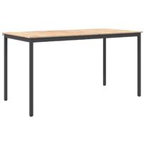 vidaXL Baro stalas 200 x 100 x 105 cm Kietos pušies mediena Natūrali