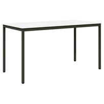 vidaXL Baro stalas Balta 200 x 100 x 105 cm Kietos pušies mediena
