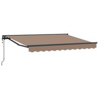 vidaXL Elektrinė pavėsinė 3,5 x 2 m Taupe 100% poliesteris