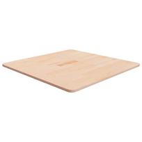 vidaXL Stalviršis, 70x70x1,5cm, neapdorotas ąžuolo medienos masyvas