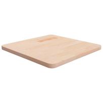 vidaXL Stalviršis, 50x50x2,5cm, neapdorotas ąžuolo medienos masyvas