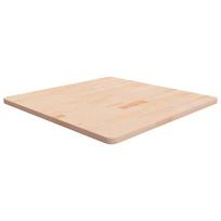 vidaXL Stalviršis, 80x80x2,5cm, neapdorotas ąžuolo medienos masyvas