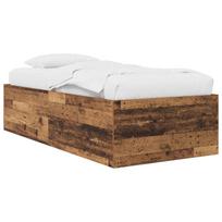 vidaXL Grindų lovos rėmas Sendintos medienos 80 x 200 cm