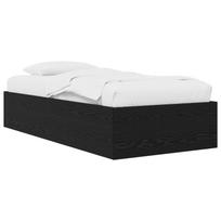 vidaXL Grindų lovos rėmas Juodojo ąžuolo 80 x 200 cm Apdirbta mediena