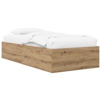 vidaXL Grindų lovos rėmas Artisano ąžuolo 80 x 200 cm Apdirbta mediena