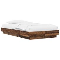 vidaXL Grindų lovos rėmas Sendintos medienos 80 x 210 cm