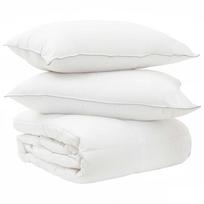 vidaXL Anklodė ir lovos pagalvių rinkinys 3 vnt. 200 x 220 cm Žiema