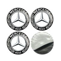 Car Wheel Center Hub Cap Rim Cover Emblem Stickers For Mercedes Benz W203 W204 W205 W210 W211 W212 W221 W222 Car Accessories BJ1 blue