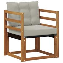 vidaXL Lauko sofa Kietasis akacijos medis ir Textilene