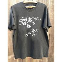 Vintage Washed Cocteau Twins Elizabeth Fraser Robin Guthrie Dream Pop Ethereal Wave 4AD Records Shoegaze Post-Punk Floral Pattern Graphic M black