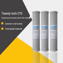 20  CTO Universal Water Dispenser Filter Cartridge - High-Quality Sintered & Compressed Activated Carbon Block 20-inch gray