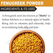 Bioleaf Botanicals Fenugreek (Methi) Powder | 100% Pure & Natural | For Hair Growth, Dandruff Control & Glowing Skin | Ayurvedic Herb for Beauty black