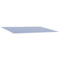 vidaXL Markizės pakaitinis audinys Mėlyna ir balta 250 x 200 cm