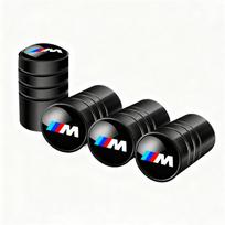 4 vnt. Automobilio stiliaus ratų padangų vožtuvų dangteliai, skirti BMW M Sports E36 E39 E46 E60 E90 E90 F10 F30 G20 G21 G30 G11 F15 X5 Priedai black