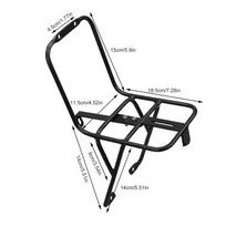 Mountain Bike Front Cargo Rack For V Brake Stand Bicycle Front Fork Luggage Bracket Adjustable MTBs cycling  Mount Bag Stand juoda