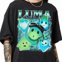 Vintage Luma Shirt, Super Mario Galaxy Graphic Tee, Retro Gaming Unisex Shirt, Nintendo Fan Tee, Cute Star Tee, Unisex Gift For Gamer 110 blue