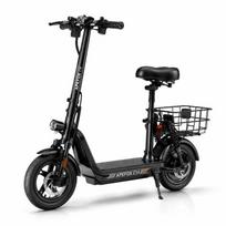 Suaugusiųjų elektrinis paspirtukas, 60V 18Ah, 800W, juodas, puikus nuotolis ir galia. Veikimo nuotolis iki 70 km.