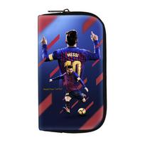 Learn, Journey Handbag Thermal Lunch Box Reusable Ronaldo Lunch Box Football Star Pupil Lunch Food Container Bags blue