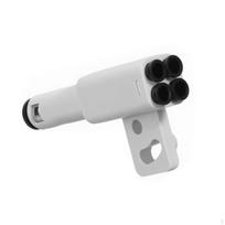 PTFE adapteris 3D spausdintuvo dalis Lygus vamzdelio prailginimas Kompaktiškas daugialypės jungties maršrutizavimo komponentas white