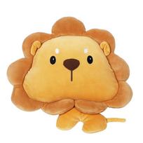 Cartoon Lion Plush Car Neck Pillow Super Soft PP Cotton Cushion Auto Anti-fatigue Driving Headrest Car Accessorie Interior cartoon crab red