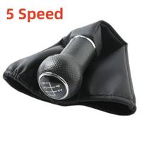 For Volkswagen VW Jetta Golf 3 MK3 LUPO POLO CADDY Gear Shift Knob Gaitor Boot Cover Case Car Styling Accessories Black Red Line B0095 black