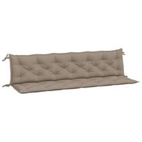 vidaXL suoliuko pagalvėlės, 2vnt., taupe spalvos, oxford audinys