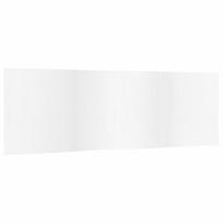 vidaXL Kambario pertvara, baltos spalvos, plotis 600 cm, aukštis 165 cm, bambukas
