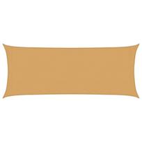 vidaXL Burė nuo saulės, smėlio, 2x5m, HDPE, 160g/m², stačiakampė