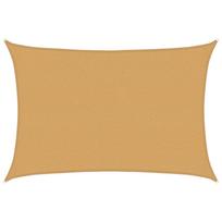 vidaXL Burė nuo saulės, smėlio, 2,5x3,5m, HDPE, 160g/m², stačiakampė