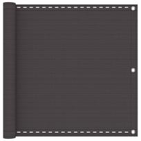 vidaXL Balkono Ekranas Antracito 75 x 800 cm HDPE ir aliuminis
