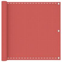 vidaXL Balkono Ekranas Terakotos 90 x 800 cm HDPE ir aliuminis