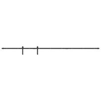 vidaXL stumdomų spintelių durų komplektas 244 cm anglinis plienas