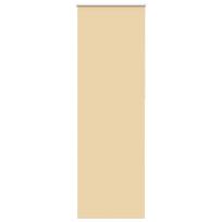 vidaXL Roletas, neperšlampamas, smėlio spalvos, 65x210 cm, audinys, plotis 60,7 cm, poliesteris