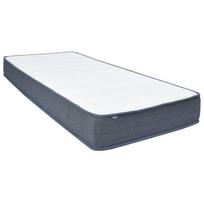 vidaXL Box Spring Čiužinys, 80x160x20cm, vidutinio minkštumo, audinys
