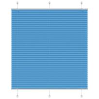 vidaXL Plisuota žaliuze mėlyna 120x150 cm Audinio plotis 119,4 cm
