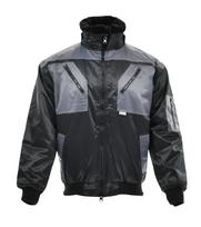 Darbinė striukė Sara Workwear, juoda sp./pilka sp., XL dydis