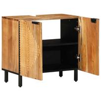 vidaXL Vonios kriauklės spinta Ruda 62 x 33 x 58 cm Kietas mango medis