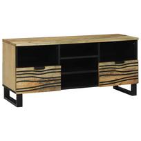 vidaXL TV vienetai 100 x 33 x 46 cm Ruda Apdirbta mediena