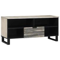 vidaXL TV vienetai 100 x 33 x 46 cm Balta Apdirbta mediena