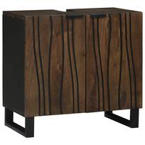 vidaXL Vonios kriauklės spinta graikinis riešutmedis 62 x 33 x 58 cm