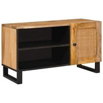 vidaXL Televizoriaus spintelė Ruda 80 x 33 x 46 cm Kietas mango medis
