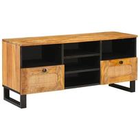 vidaXL Televizoriaus spintelė Ruda 100 x 33 x 46 cm Kietas mango medis