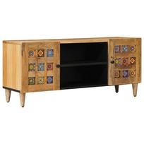 vidaXL Televizoriaus spintelė su lentyna Natūrali 105 x 33 x 46 cm